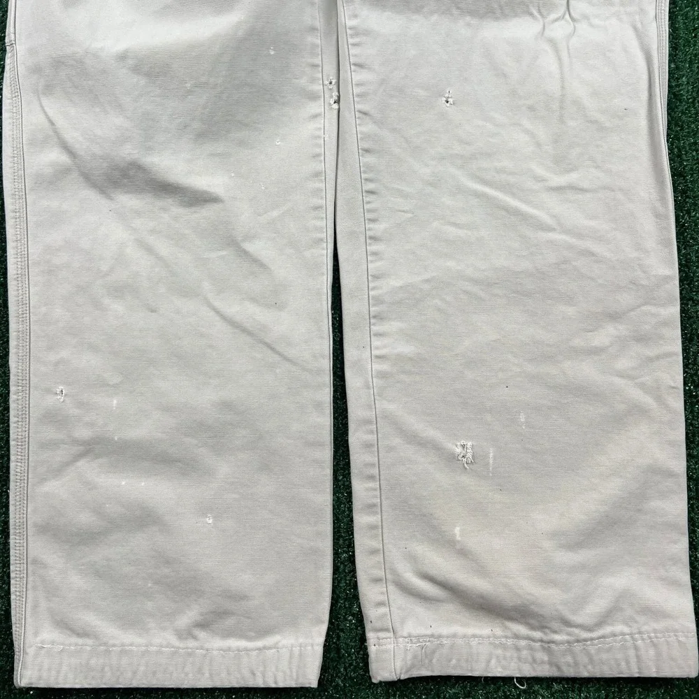 Vintage Columbia Carpenter Canvas Workwear Pants Mens 34x27